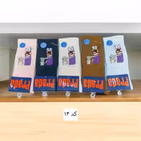 جوراب ساقدار کش انگلیسی فانتزی پنبه ترک کد 14