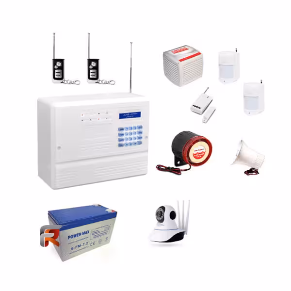 پکیج دزدگیر اماکن سیم کارتی و خط شهری فایروال مدل FIREWALL-F9