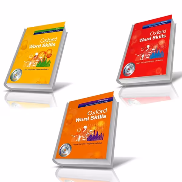 مجموعه 3 جلدی کتاب Oxford word skills انتشارات Oxford