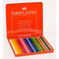 مداد رنگی 24 فلزی فابر کاستل