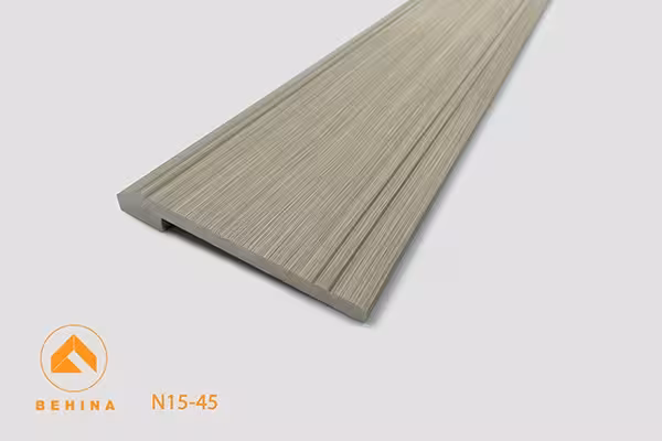 قرنیز  13 سانت روی سنگی | رنگ کرم نسکافه ای | شاخه 3 متری | کد N15-45