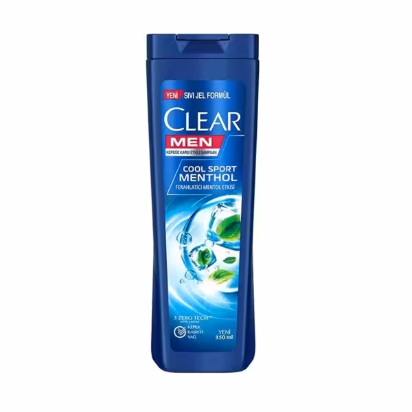 مشخصات، خرید و قیمت شامپو ضد شوره مردانه کلیر مدل Cool Sport حاوی منتول 350 میل ⭐️ ویان مارکت