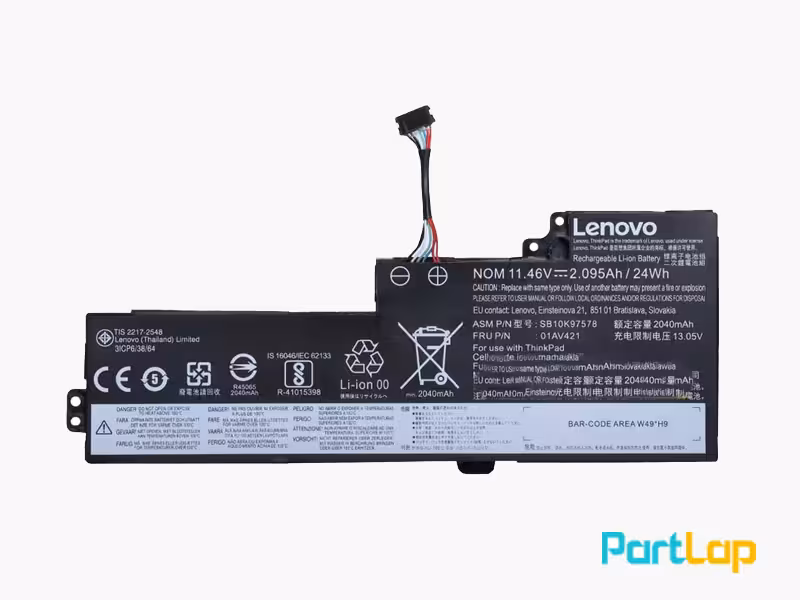 باتری 3 سلولی 01AV423 لپ تاپ لنوو ThinkPad T470 internal