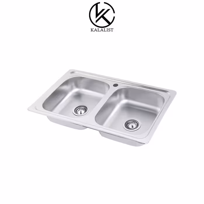 سینک ظرفشویی توکار برند نگین الماس مدل SA18