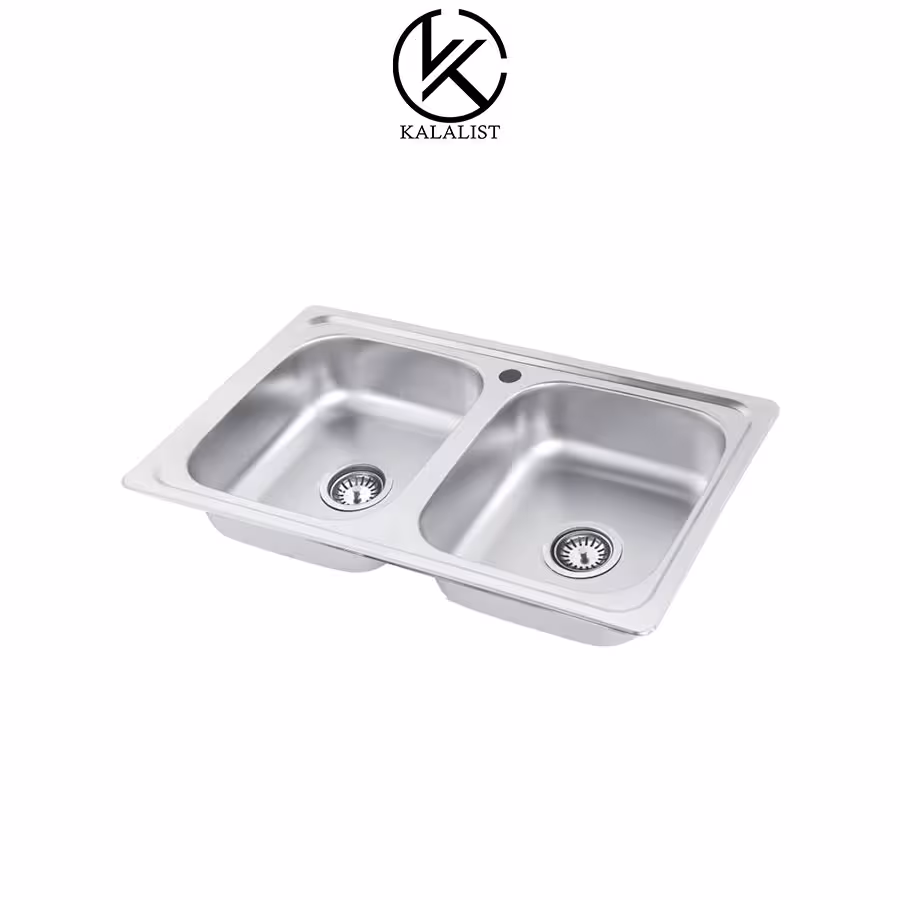 سینک ظرفشویی توکار برند نگین الماس مدل SA18