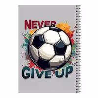 دفتر مشق 80 برگ اس جی مدل توپ فوتبال