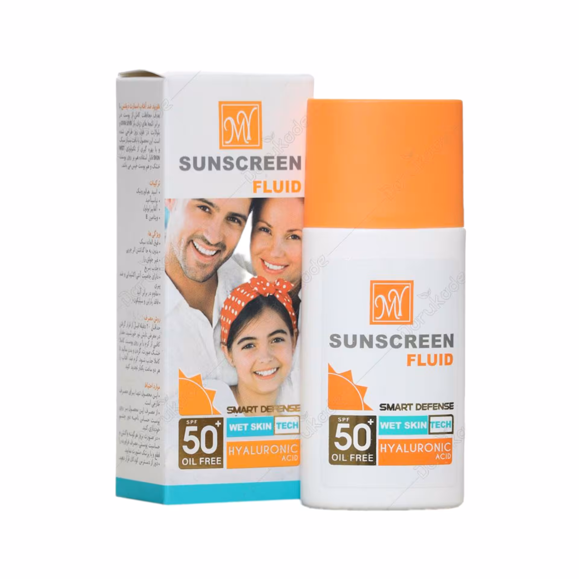 ضدآفتاب فلوئید مای مدل هیالورونیک اسیدSPF50حجم 50میل