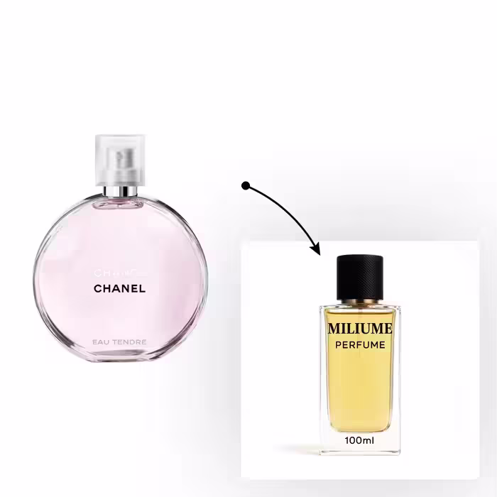اسانس عطر Chanel Chance Eau Tendre برند kpf - کد 2670 - شنل چنس او تندر صورتی 100ML - میلیوم پرفیوم