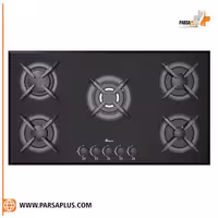 اجاق گاز صفحه‌ای پنج شعله بیمکث مدل 2102