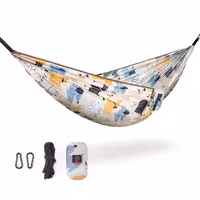 ننو – تخت آویز دو نفره طرح دار نیچرهایک Naturehike camping hammock – Glamping
