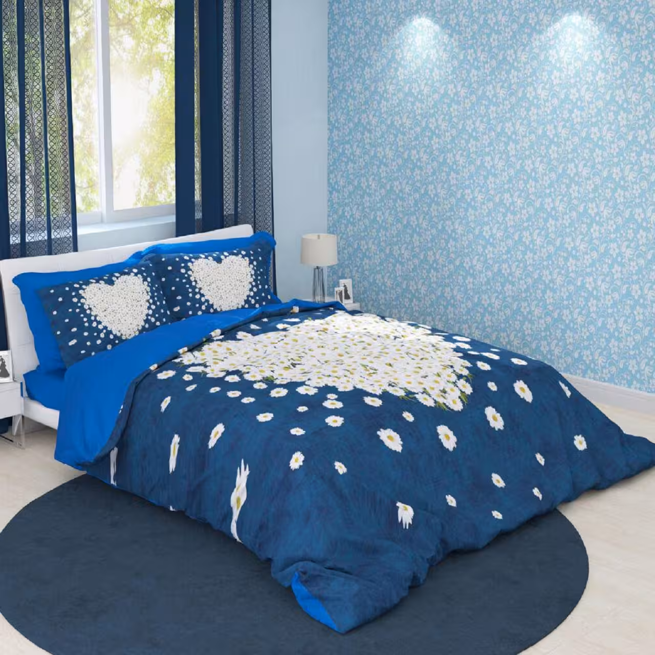 سرویس لحاف روتختی ترکسان کد D245 دو نفره 6 تکه