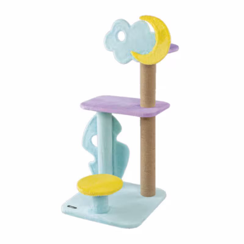 درخت گربه نیناپت مدل ابر و ماه کد B