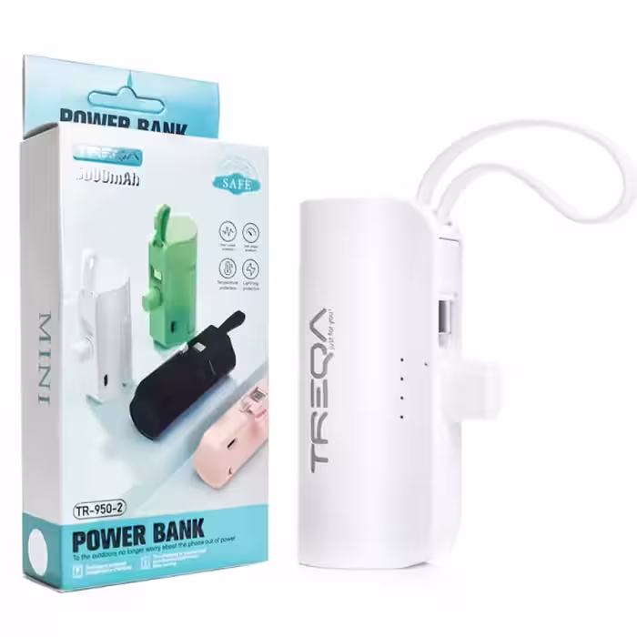 پاوربانک ترکا (TREQA) مدل TR-950-2 ظرفیت 5000mAh