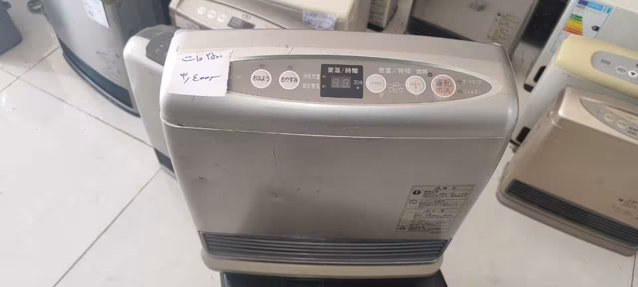 بخاری گازی برقی ژاپنی 2500 وات  ژاپن برند دست دوم