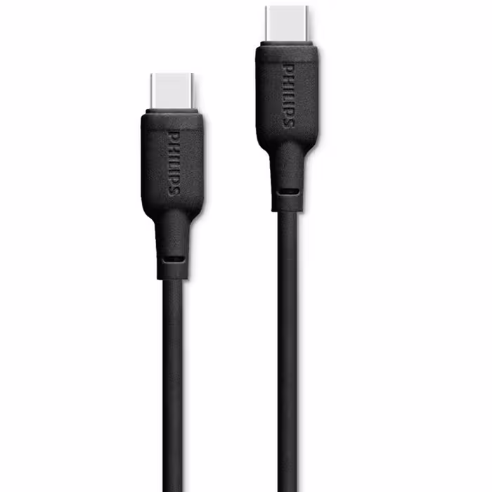 کابل تایپ سی 60 وات برند فیلیپس (Philips) مدل DLC6541CW طول یک متر