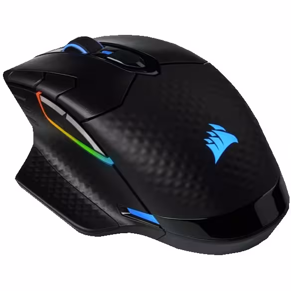 ماوس مخصوص بازی بی‌سیم کورسیر مدل DARK CORE RGB PRO