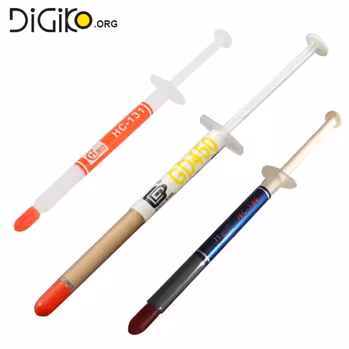 خمیر سیلیکون خنک کننده CPU (سفید و خاکستری و طلایی)