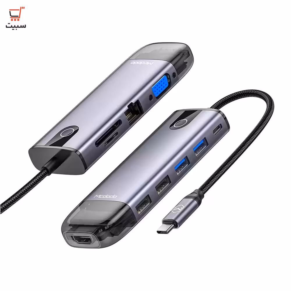 هاب 10 پورت USB-C مک دودو مدل HU-7420