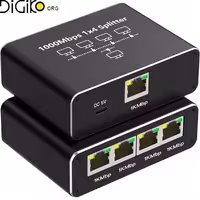 تبدیل اکتیو 1 به 4 پورت شبکه مینی تک