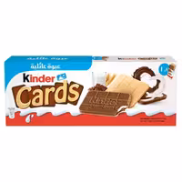ویفر شکلات کیندر کاردز – بسته 10 تایی