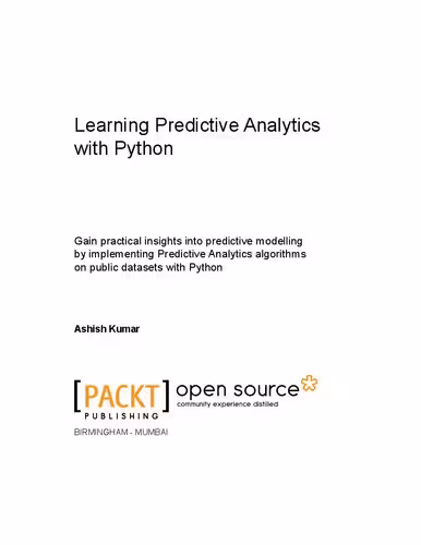خرید و دانلود نسخه کامل کتاب Learning Predictive Analytics with Python