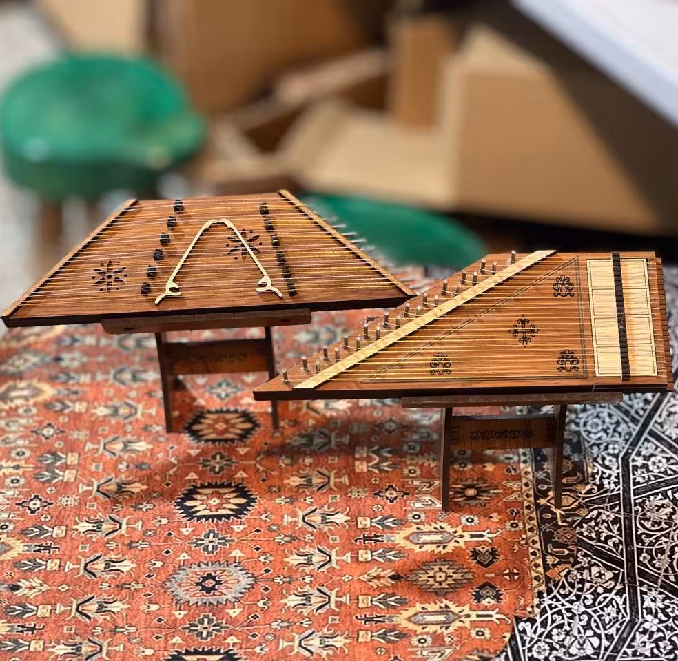 ساز سنتور و قانون مینیاتوری (جفتی)