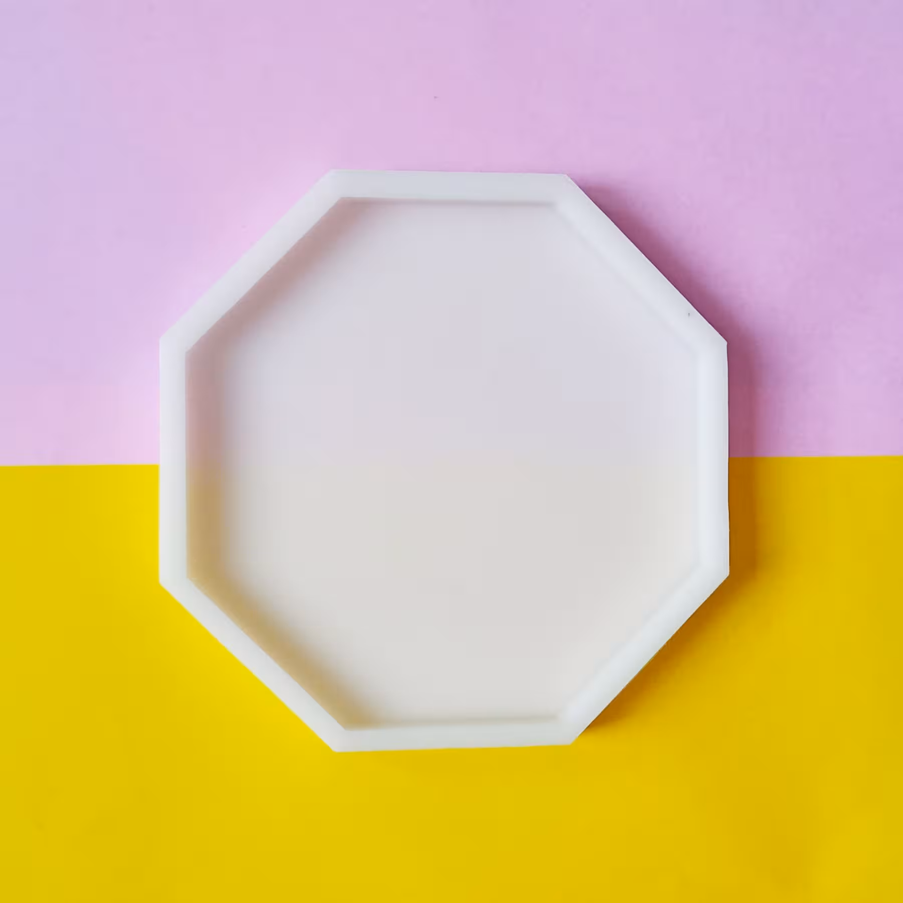 قالب رزین زیر لیوانی مدل هشت ضلعی کد OC1