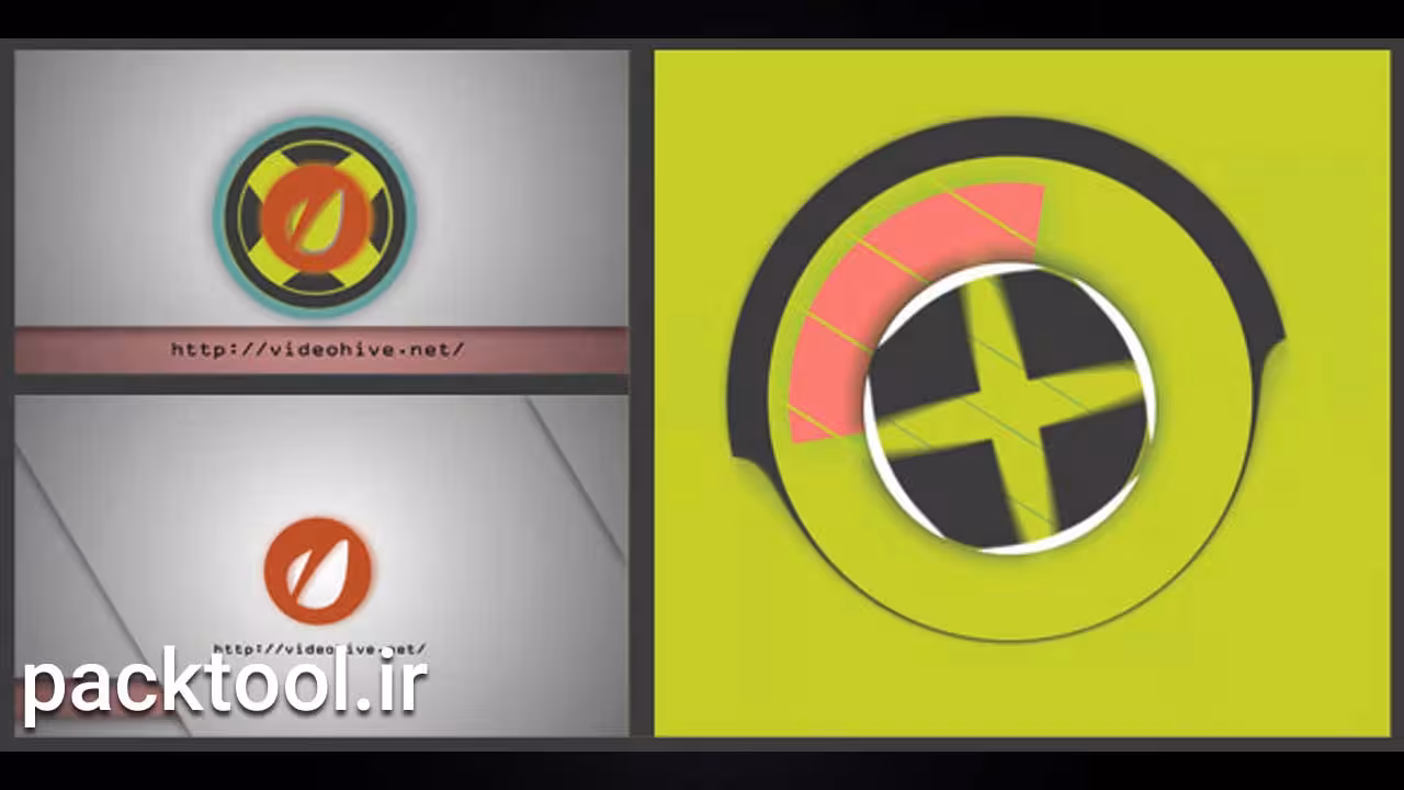 دانلود پروژه آماده افتر افکت نمایش لوگو برش لیزری Colored Logo Cut - پک تول