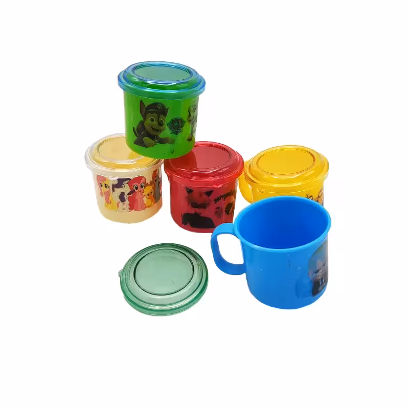 ماگ دسته دار فانتزی درب شیشه ای