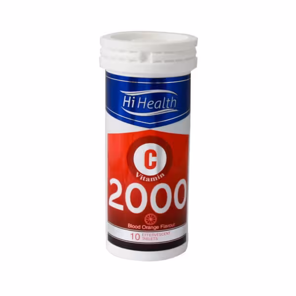 قرص جوشان ویتامین C 2000‌ های هلث Hi Health Vitamin C 2000 Mg