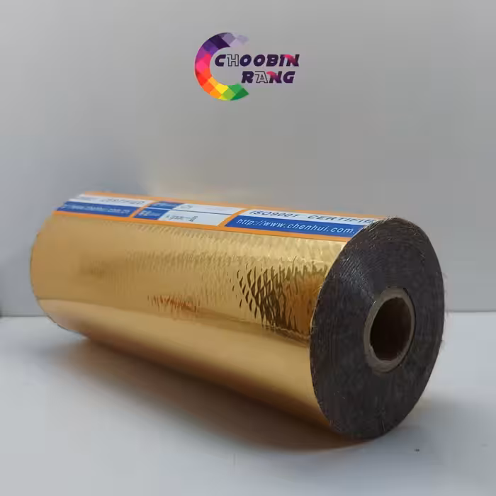 ورق توتکالی طلایی براق 240 متری (ورق فویل باند)