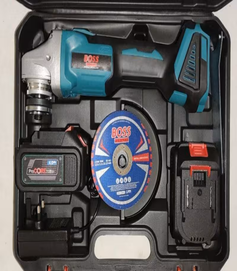 مینی فرز  مینی سنگ شارژی باس BOSS دو باطری 118 ولتی مدلV118