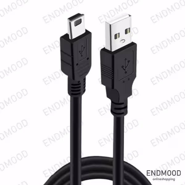 کابل دوربین 5 پین USB به Mini USB کی نت پلاس