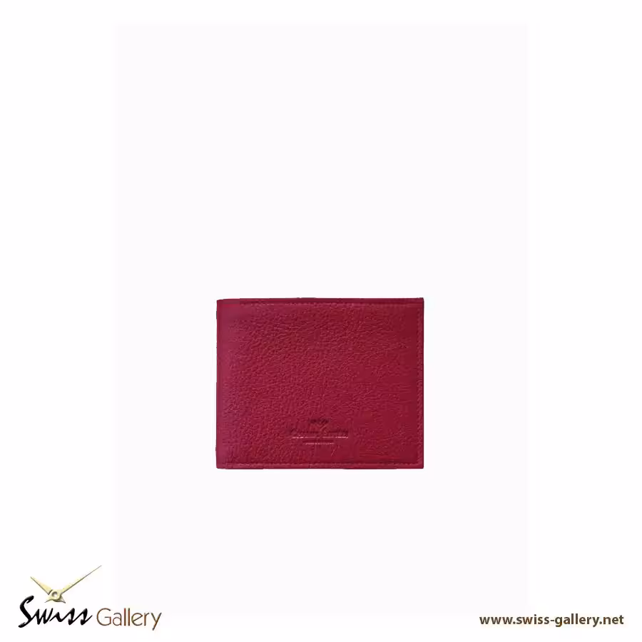 کیف جا کارتی چرم شانزلیزه مدل B01/6634GL/Rosso Scuro