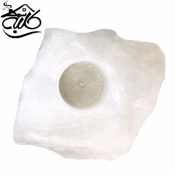 جاشمعی سنگ نمک طرح صخره تک شمعی