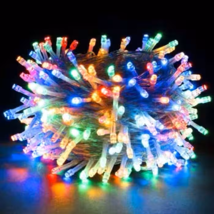 ریسه رنگارنگ-ریسه 7 رنگ-ریسه 10متر رنگی-ریسه سوزنی ال اب دی