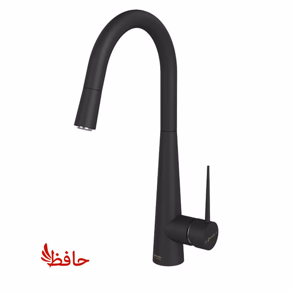 شیر ظرفشویی شاوری شودر مدل ایتن مشکی کروم