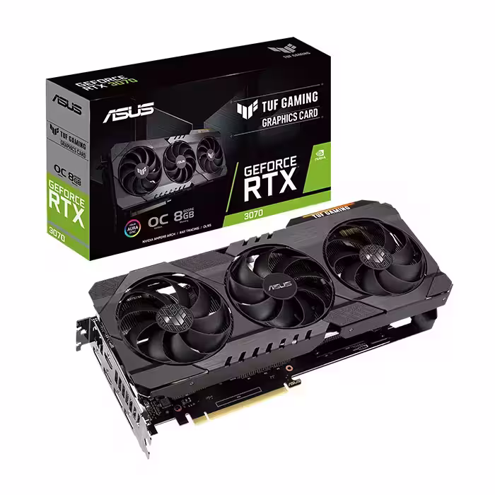 کارت گرافیک ایسوس TUF Gaming GeForce RTX 3070 OC Edition 8GB
