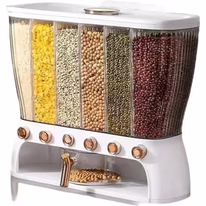 جا حبوبات اکرولیک 6 خانه درجه یک 134233