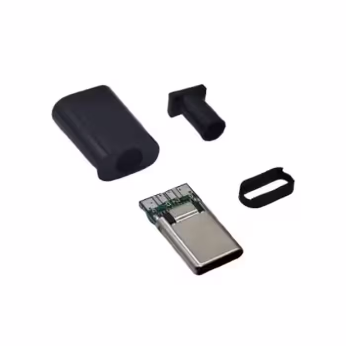 کانکتور نری تایپ سی مدل USB-TYPE-C به همراه کاور ( سرکابلی )