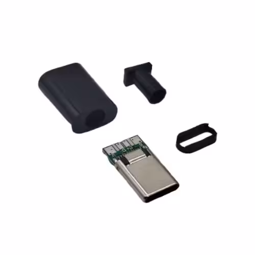 کانکتور نری تایپ سی مدل USB-TYPE-C به همراه کاور ( سرکابلی )