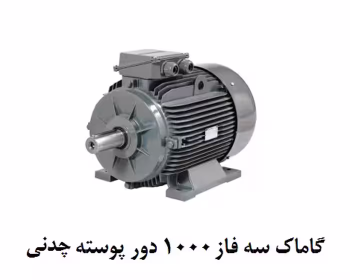 الکتروموتور گاماک 75KW سه فاز 1000 دور