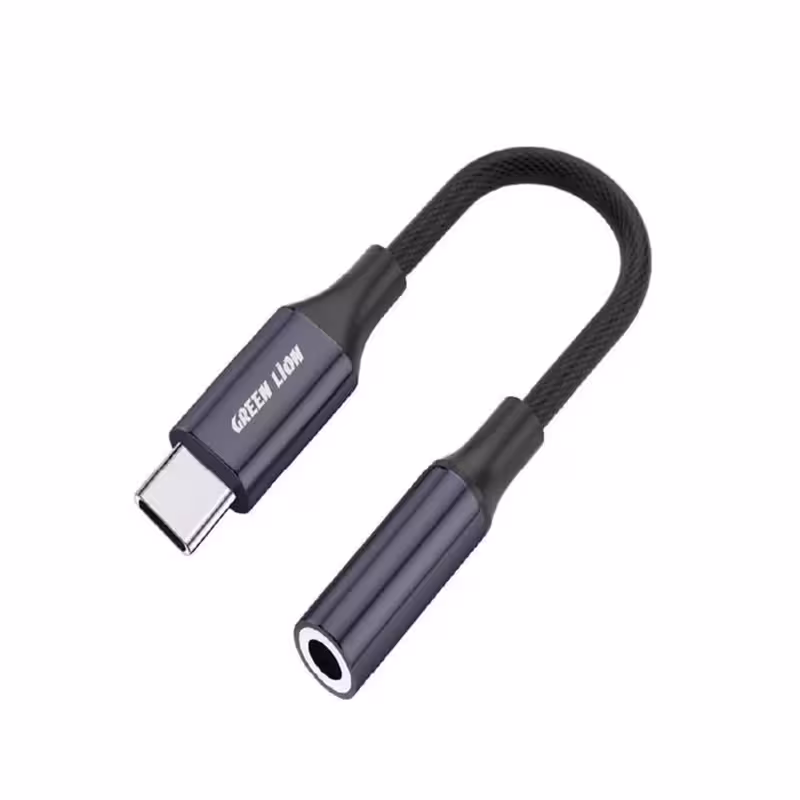 مبدل USB-C به جک 3.5 میلی‌متری گرین لاین مدل Jack-C