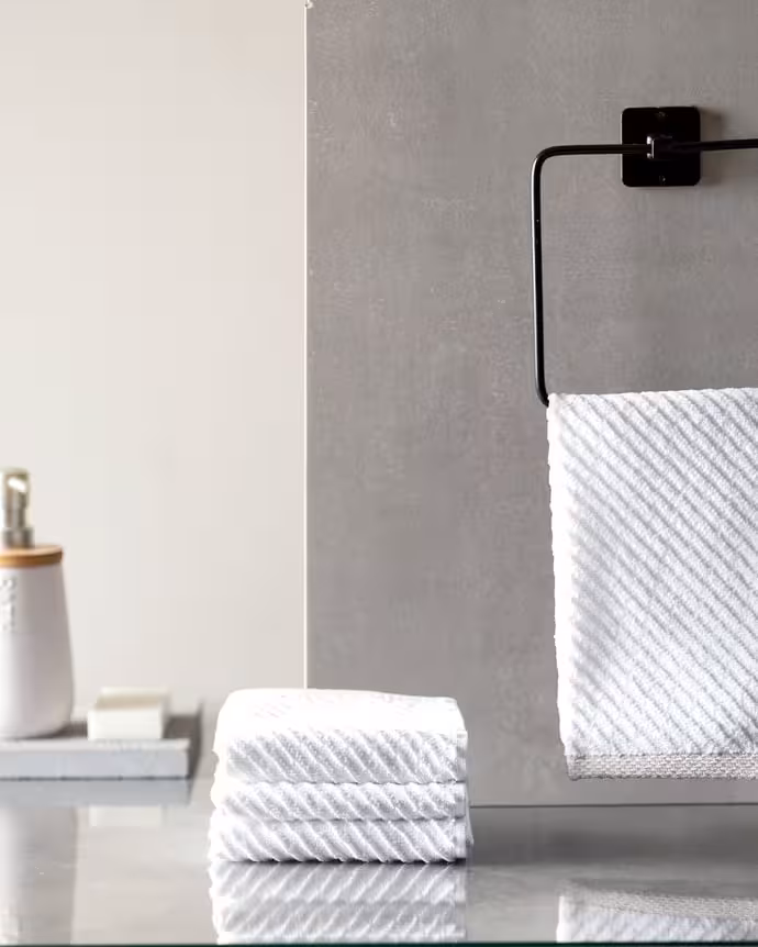 ست 4 عددی حوله دست مادام کوکو طرح Zeste سایز 30×45 سانتی متر