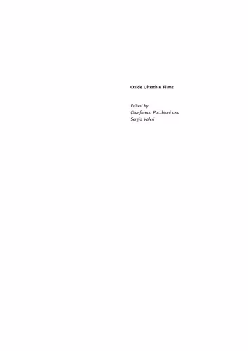 خرید و دانلود نسخه کامل کتاب Oxide Ultrathin Films: Science and Technology