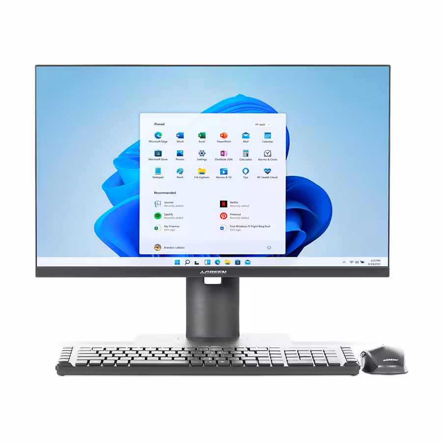 کامپیوتر همه کاره (All In One) 23.8 اینچ گرین مدل GT624-i78S i7-12700/16GBDDR5/512GBSSD/Intel UHD 770