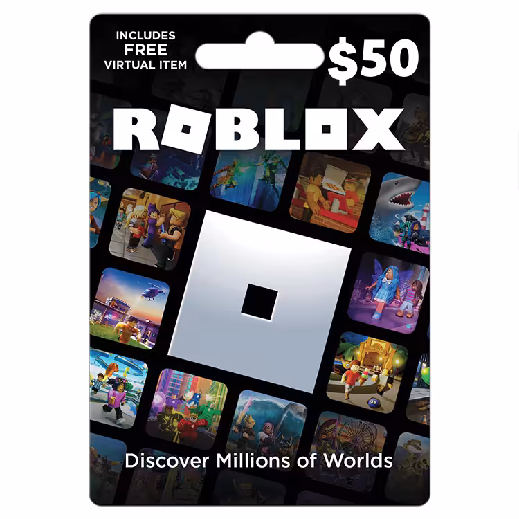 Roblox Gift Cards – 50$ – 800Robux