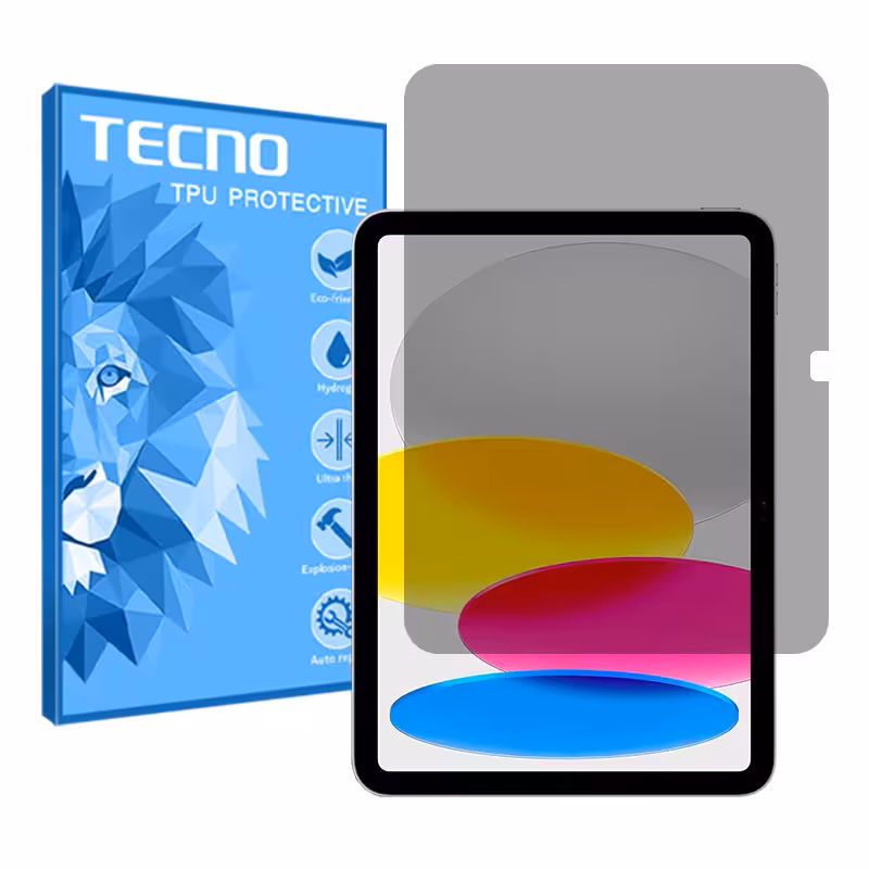 گلس تبلت اپل iPad 10.9 (2022) مدل هیدروژلی پرایوسی برند تکنو کد L