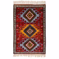 فرش دستبافت دو متری طرح خراسان کد 4020568