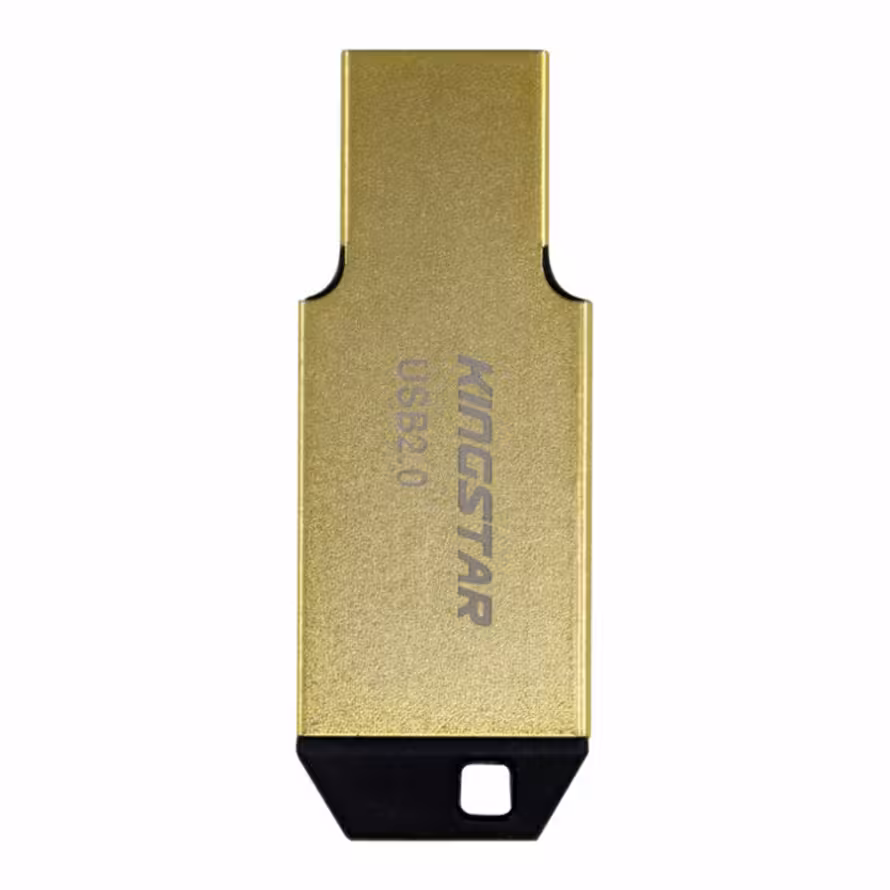 فلش مموری کینگ استار U301 - Aroma 16GB USB 2.0 رنگ طلایی